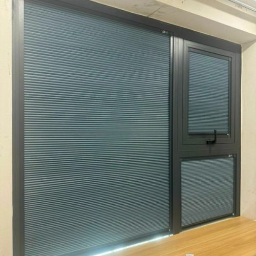 Rèm tổ ong hệ nhôm 27 – gắn kính gọn đẹp – độ bền cao