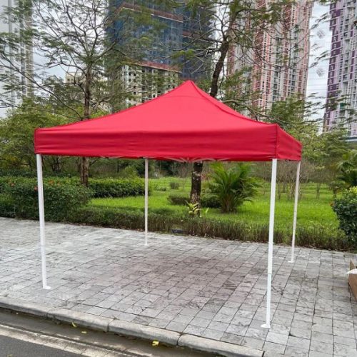 Nhà Bạt Ngoài Trời 3x3m màu Đỏ