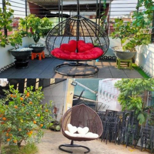 Xích đu đôi hình giọt nước BA-GN02
